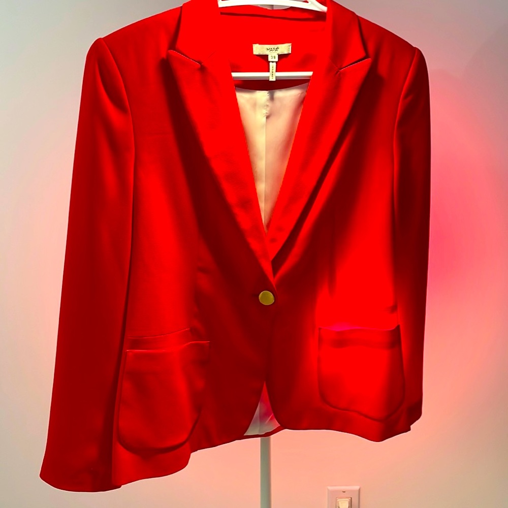 Crepe Red jacket